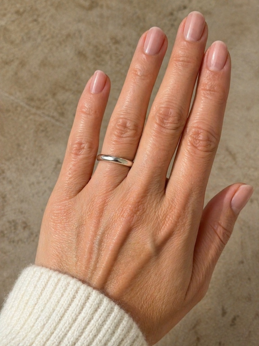 10K White Gold Malo Wedding Band Ring | Size 7.5 | Classic Comfort Fit | 1.71g